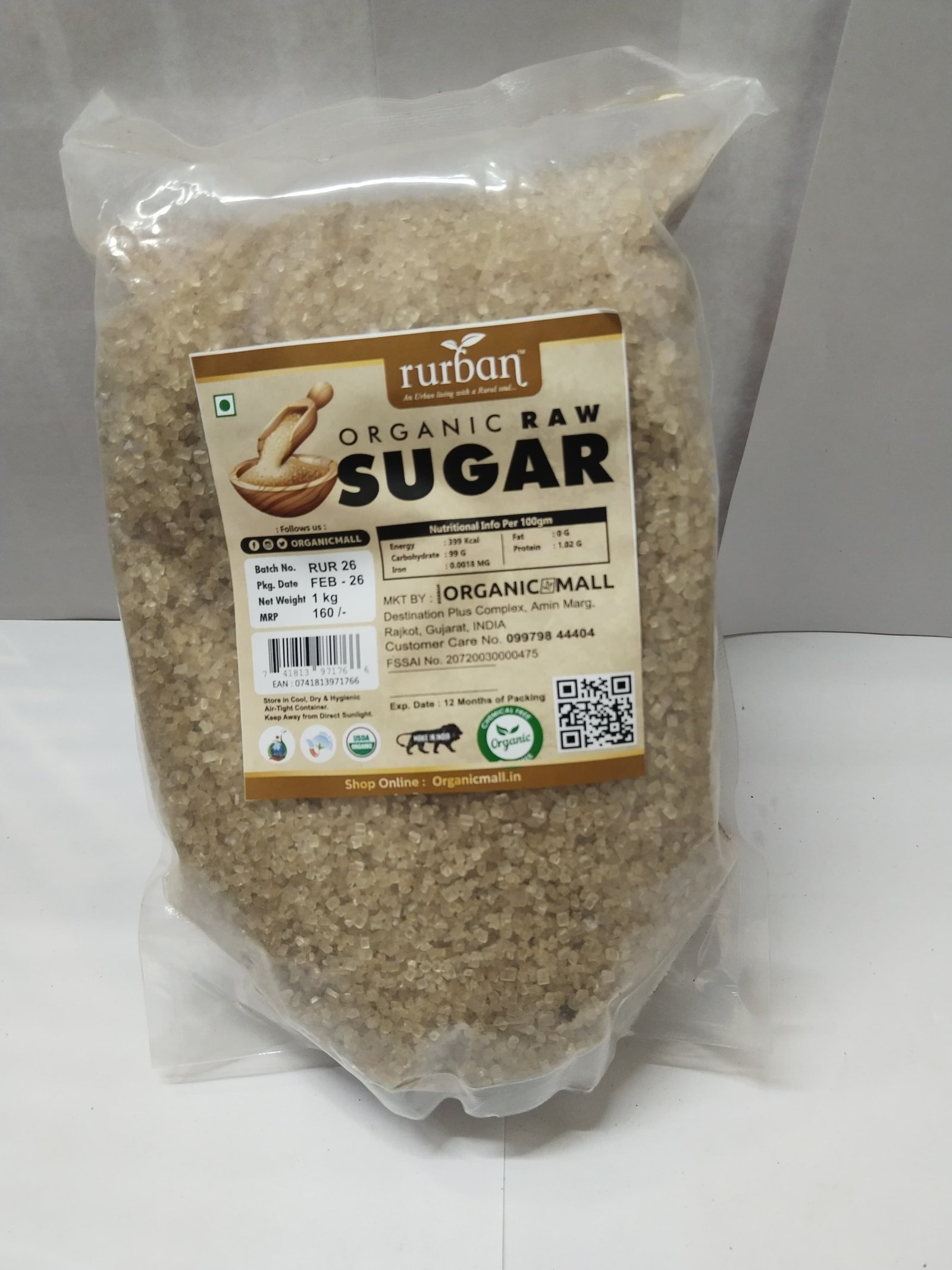 RUR raw sugar