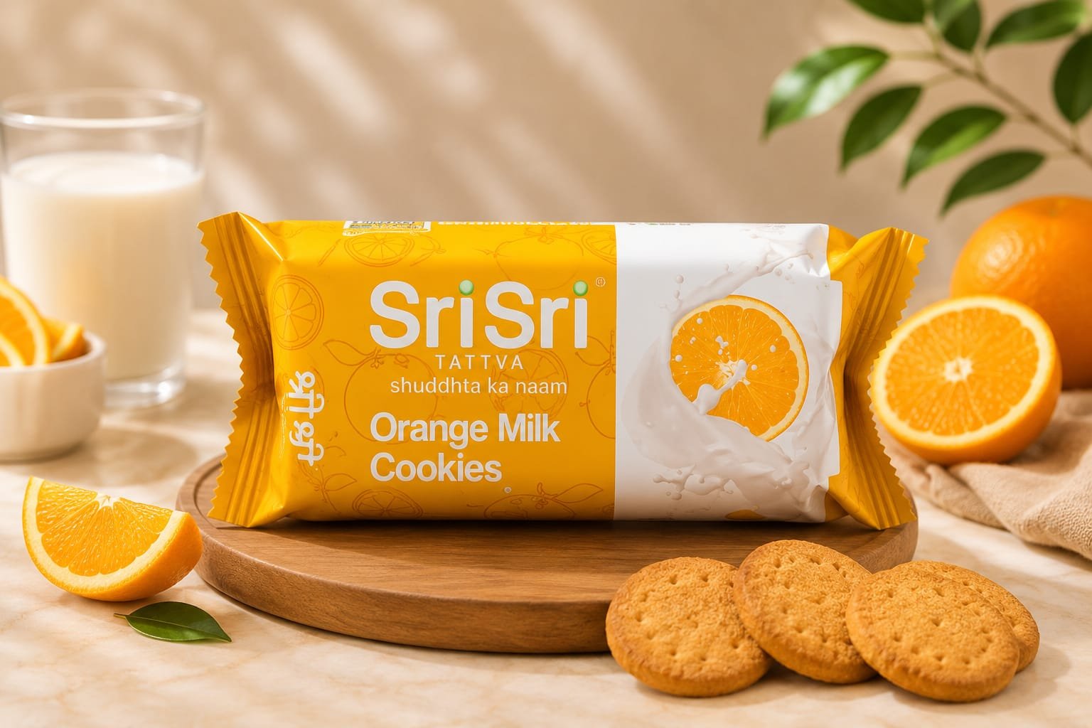 Orange Milk Cookies