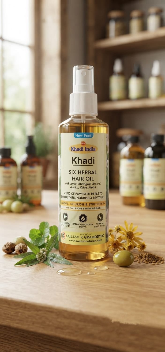 Six Herbal Hair Oil