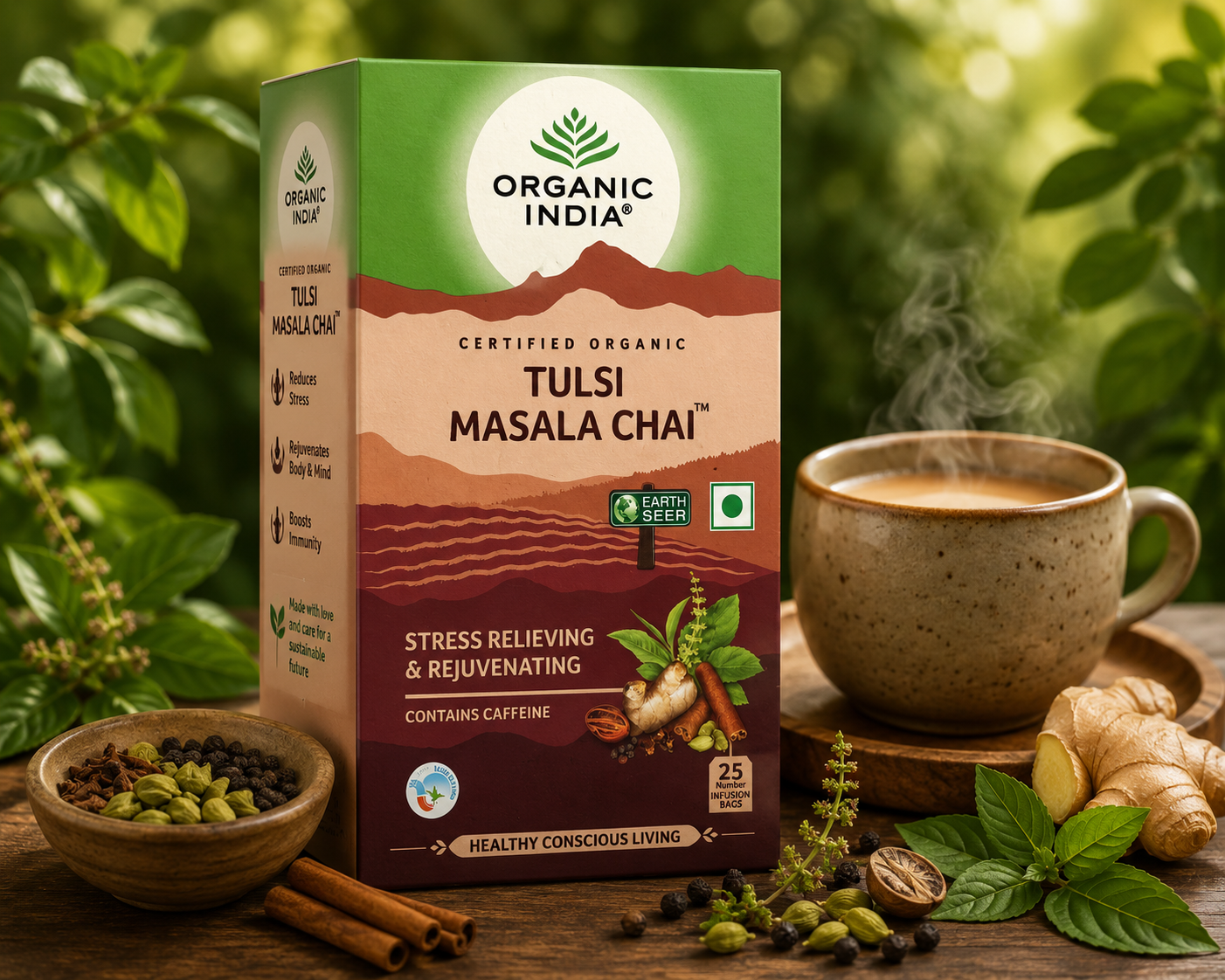 Tulsi masala Chai by Organic india