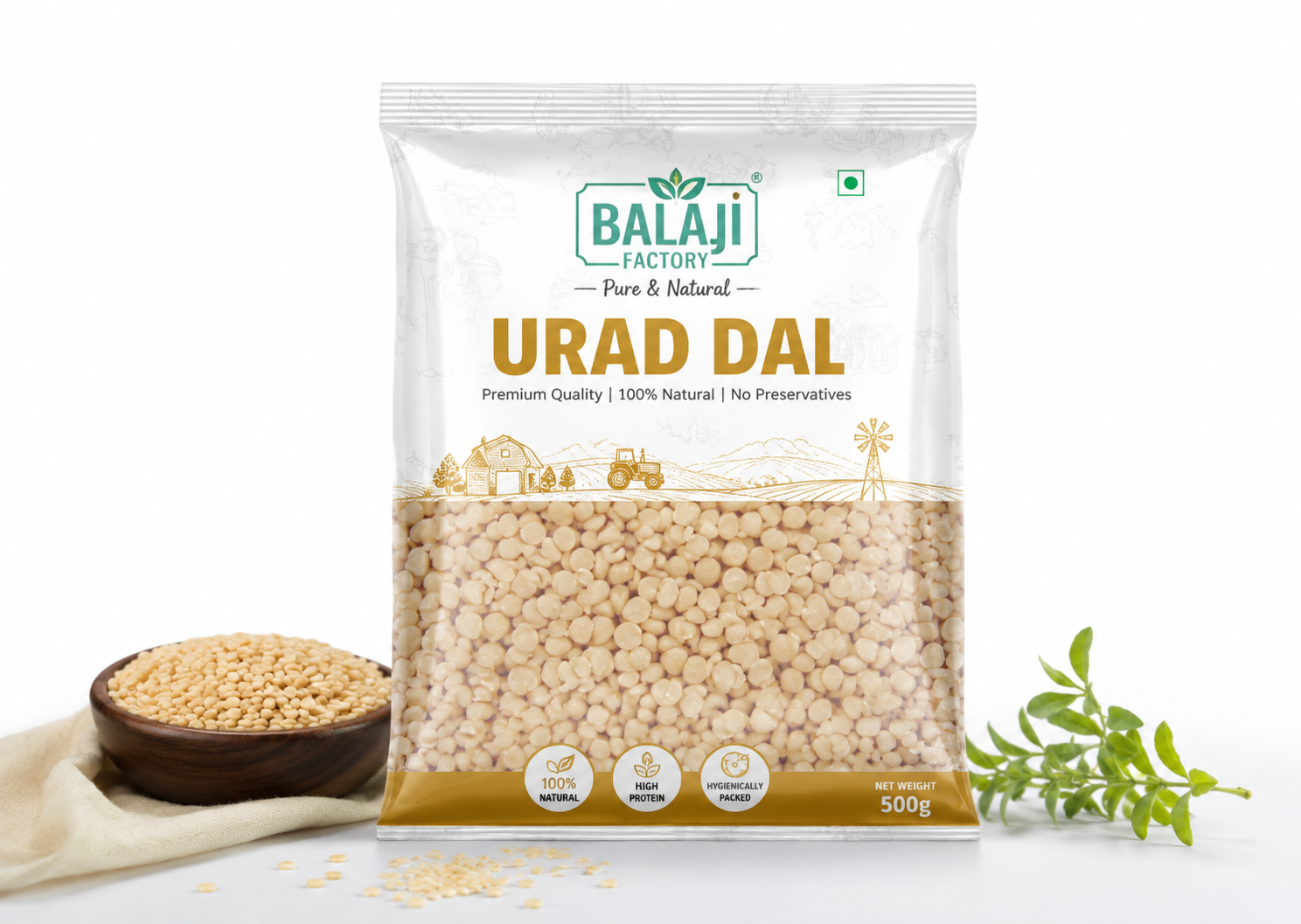 Urad White Whole (Gota)