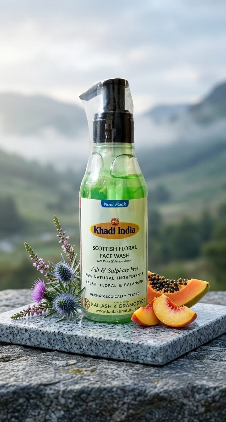 Scottish Floral Face Wash