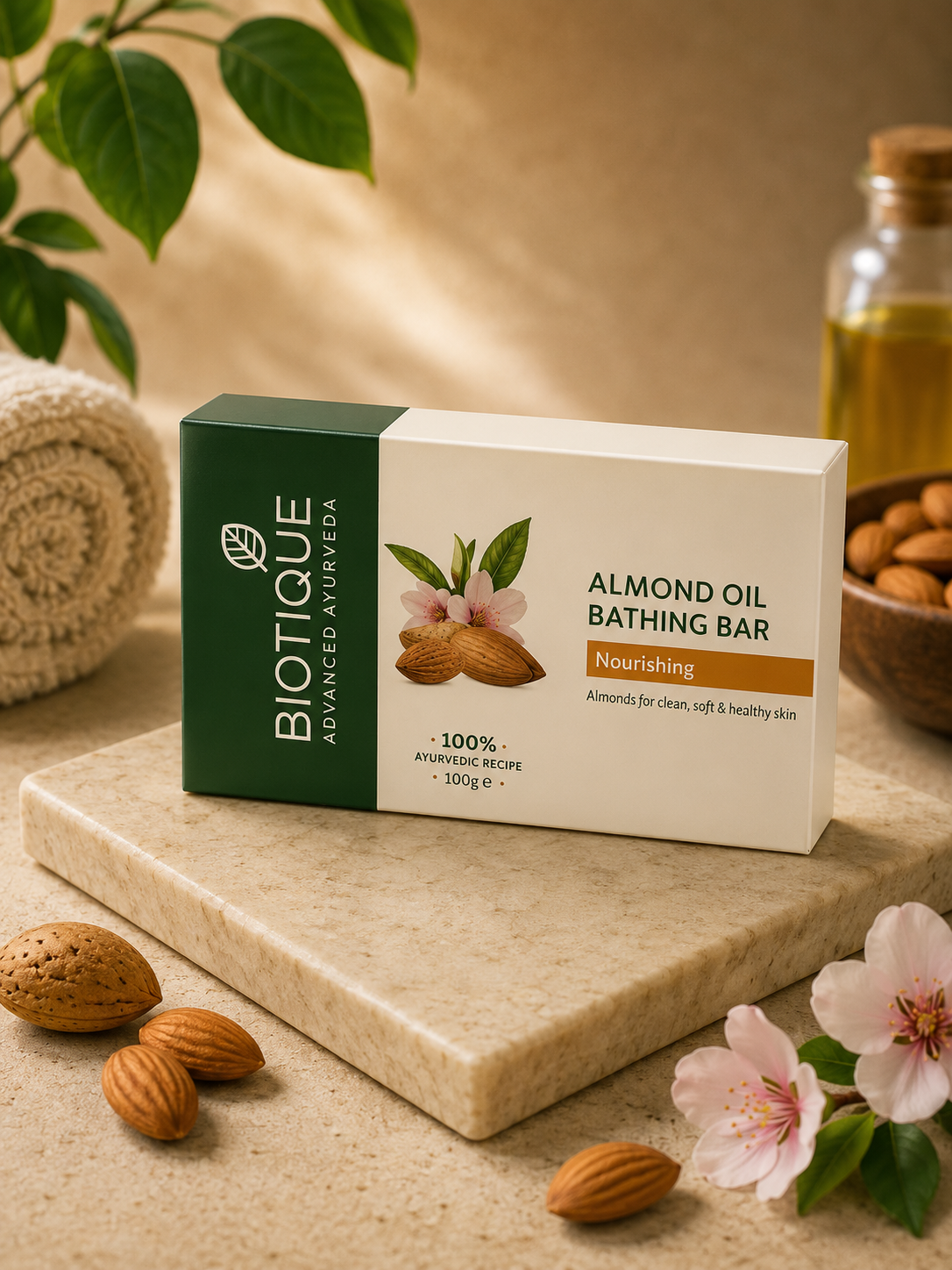 Biotique Almond Oil Bathing Bar