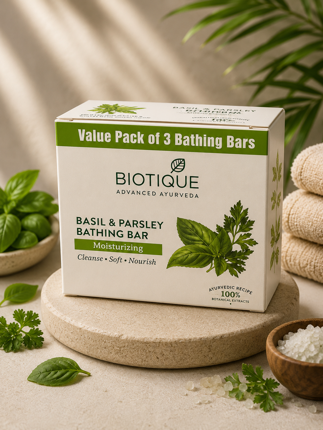 Biotique Basil &amp; Parsley Bathing Bar